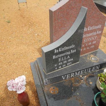 VERMEULEN Sonny 1931-2021 &amp; E.M.S. 1934-2017