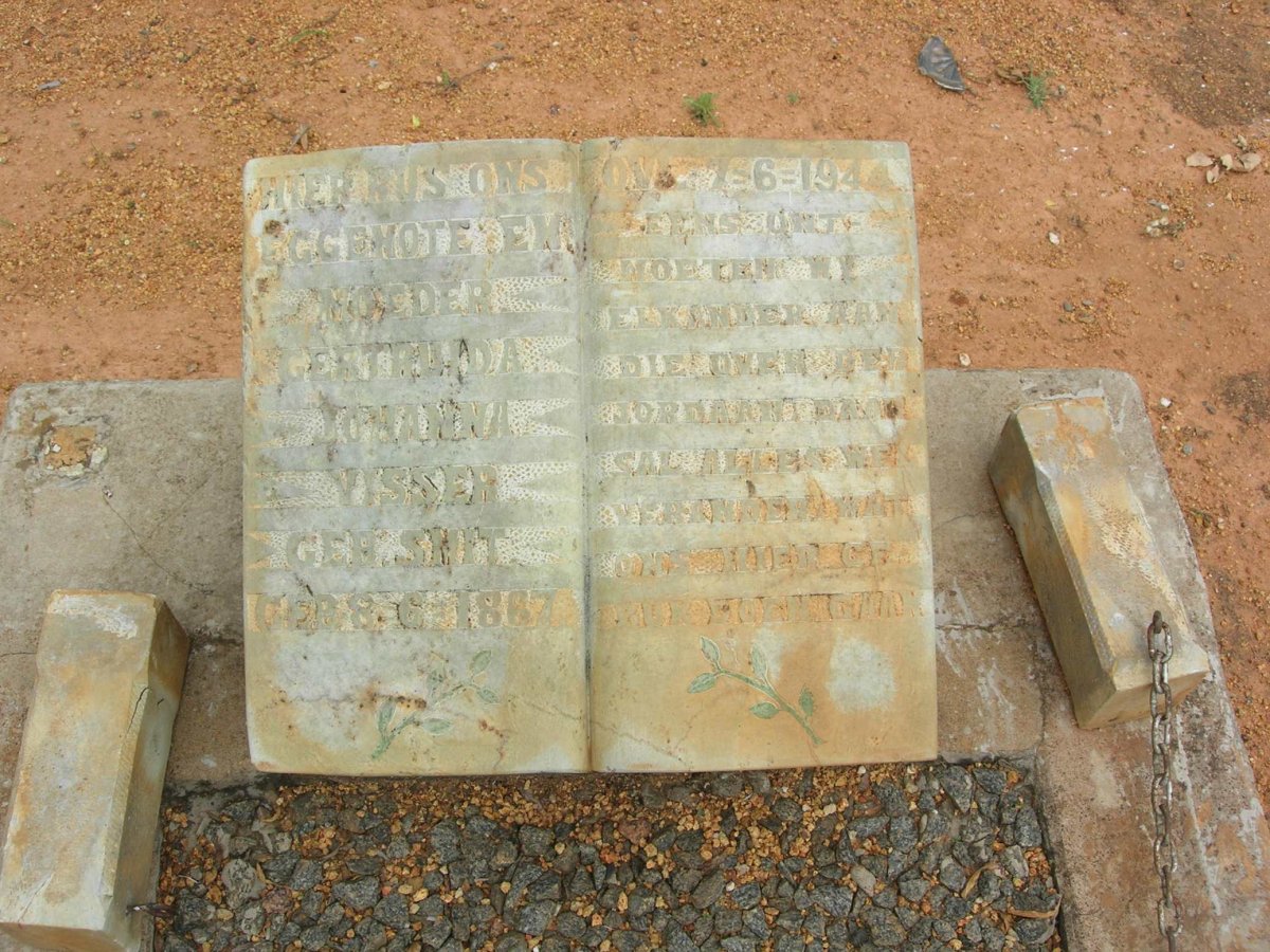 VISSER Gertruida Johanna nee SMIT 1967-1944