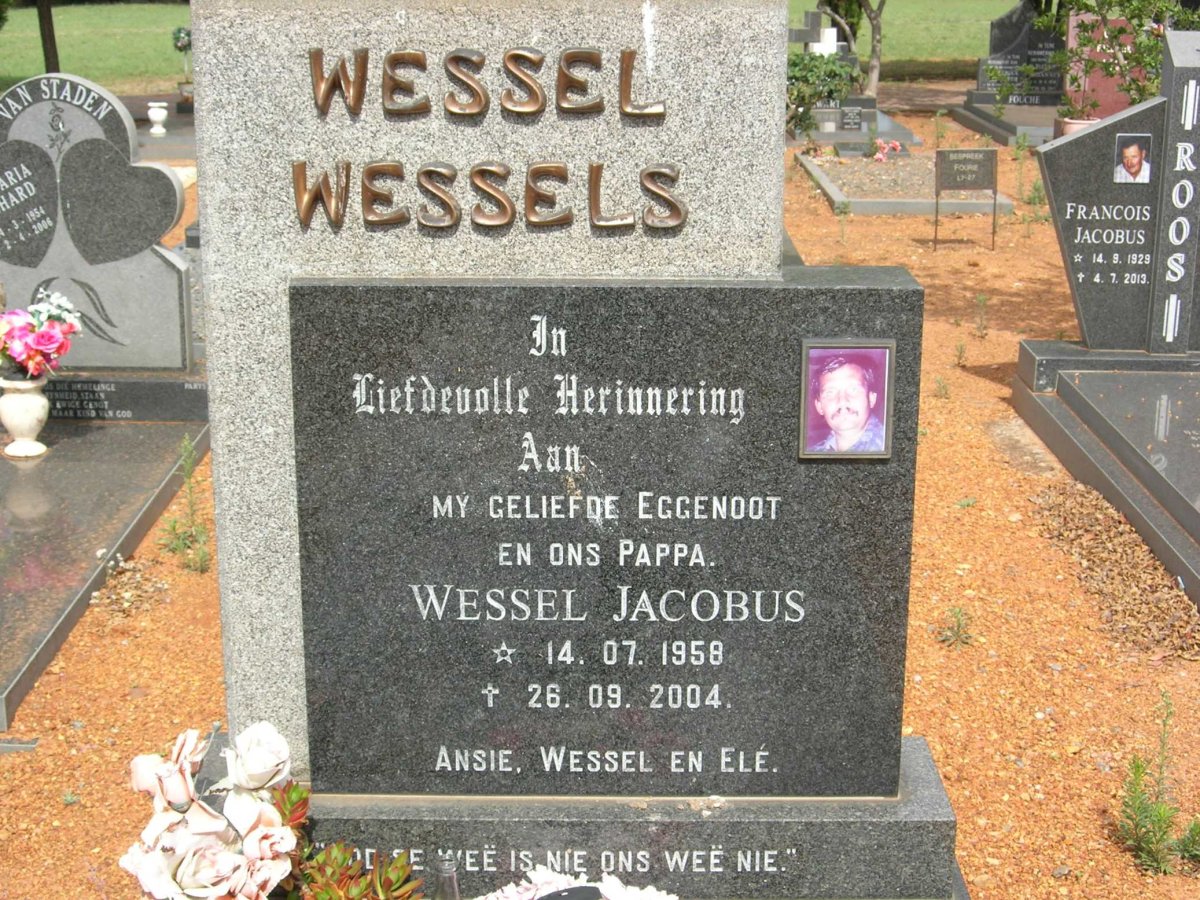WESSELS Wessel Jacobus 1958-2004