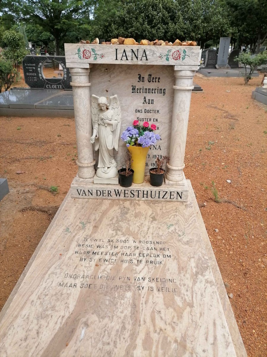 WESTHUIZEN Adriana Susanna, van der 1979-1998