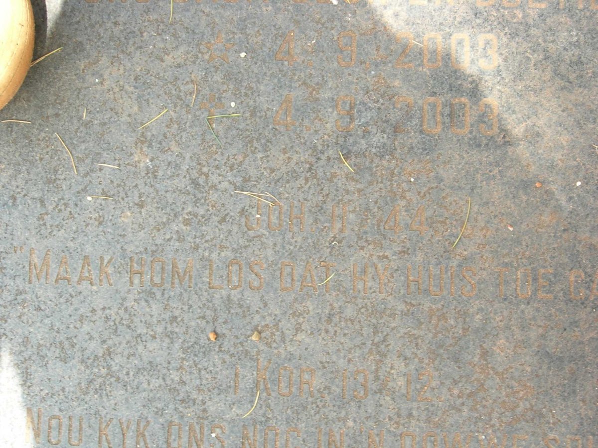 WYK Emil Kobus, van 2003-2003