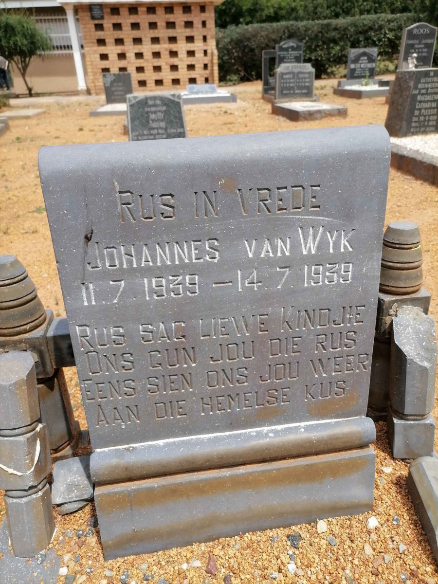 WYK Johannes, van 1939-1939
