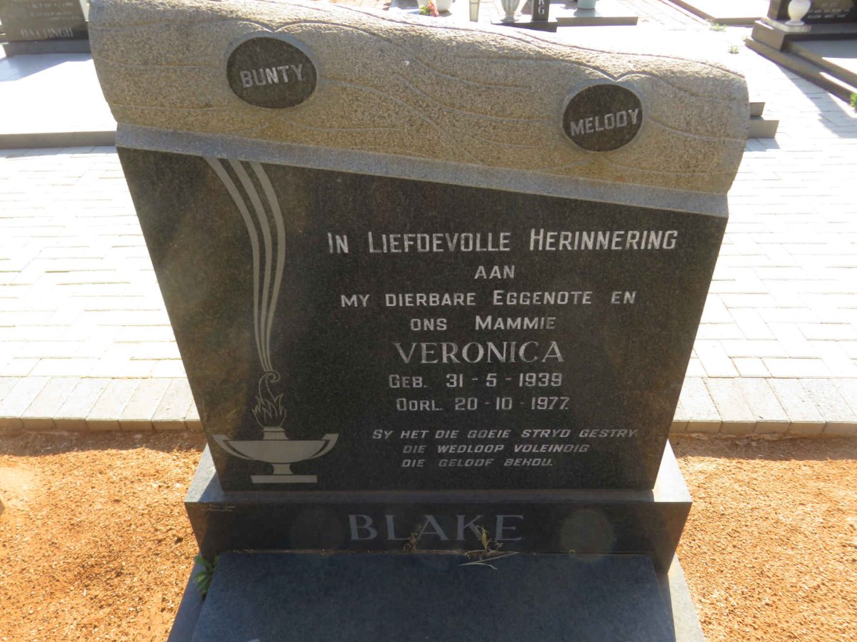 BLAKE Veronica 1939-1977