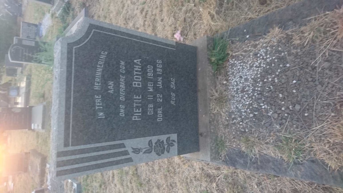 BOTHA Pietie 1900-1966