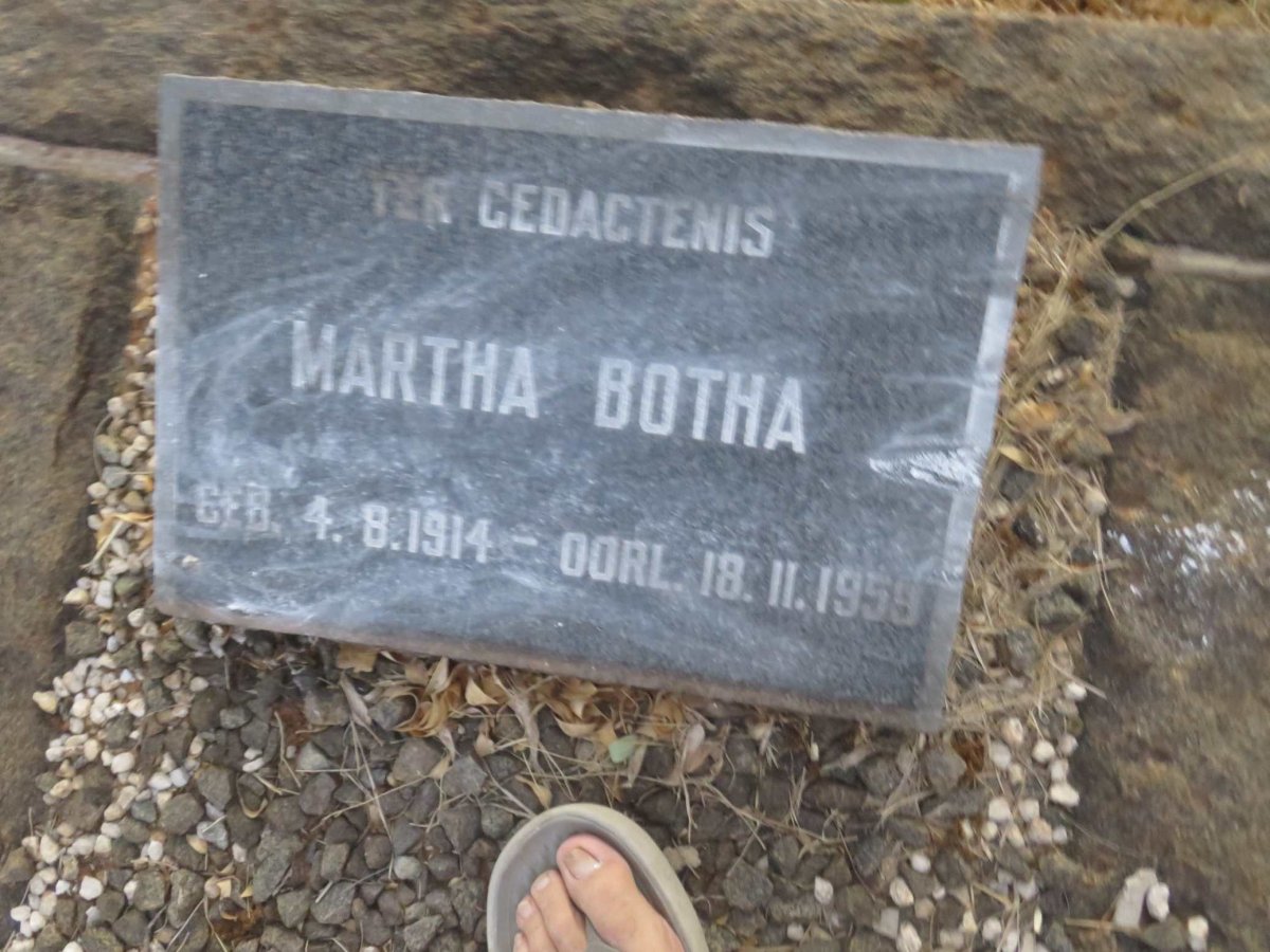BOTHA Martha 1914-1959
