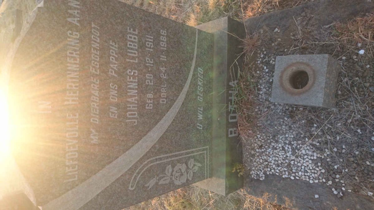 BOTHA Johannes Lubbe 1911-1966