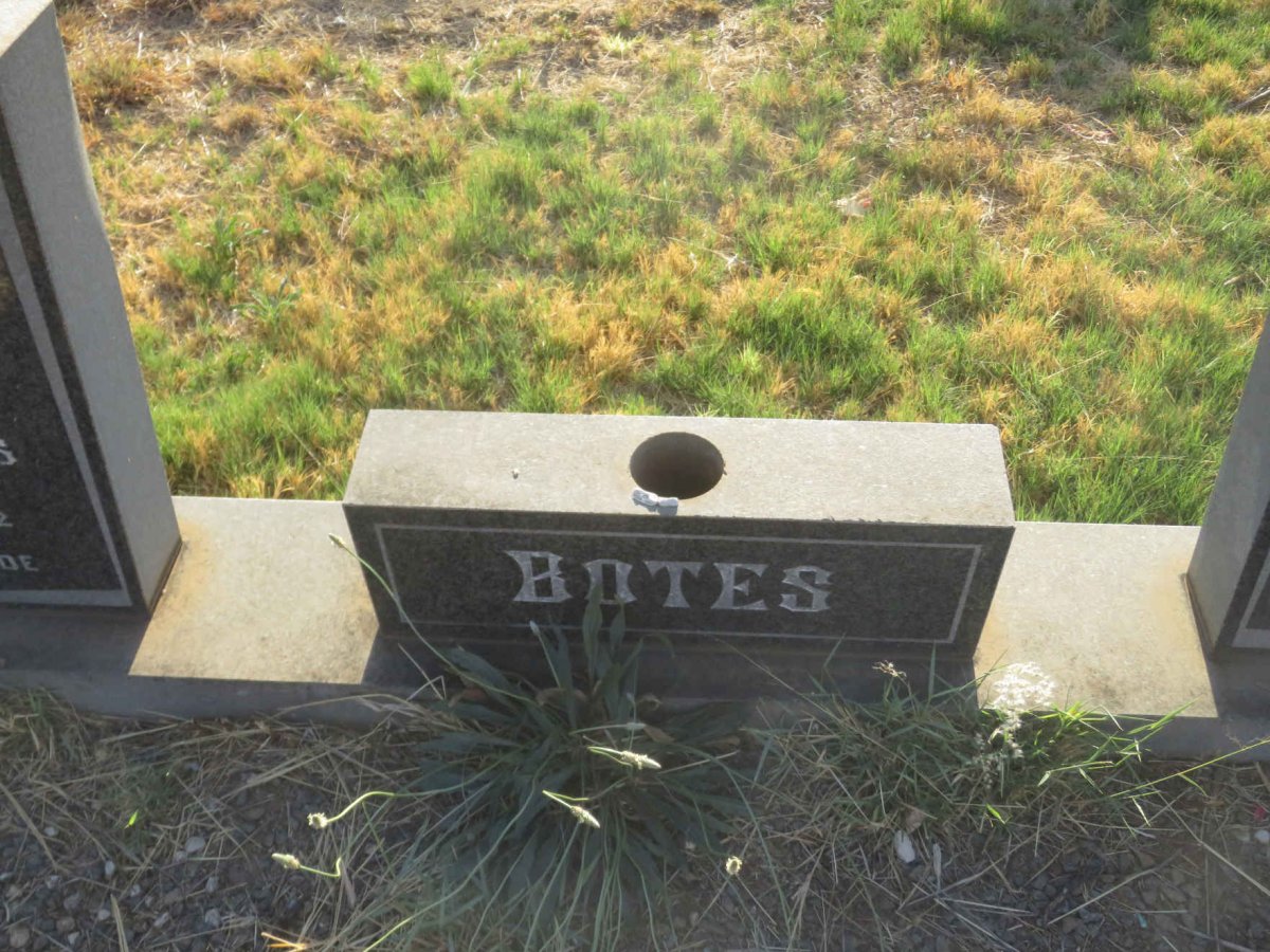 BOTES Sarel David Stephanus 1916-1982 &amp; Anna Maria VAN DER WESTHUIZEN 1911-1981