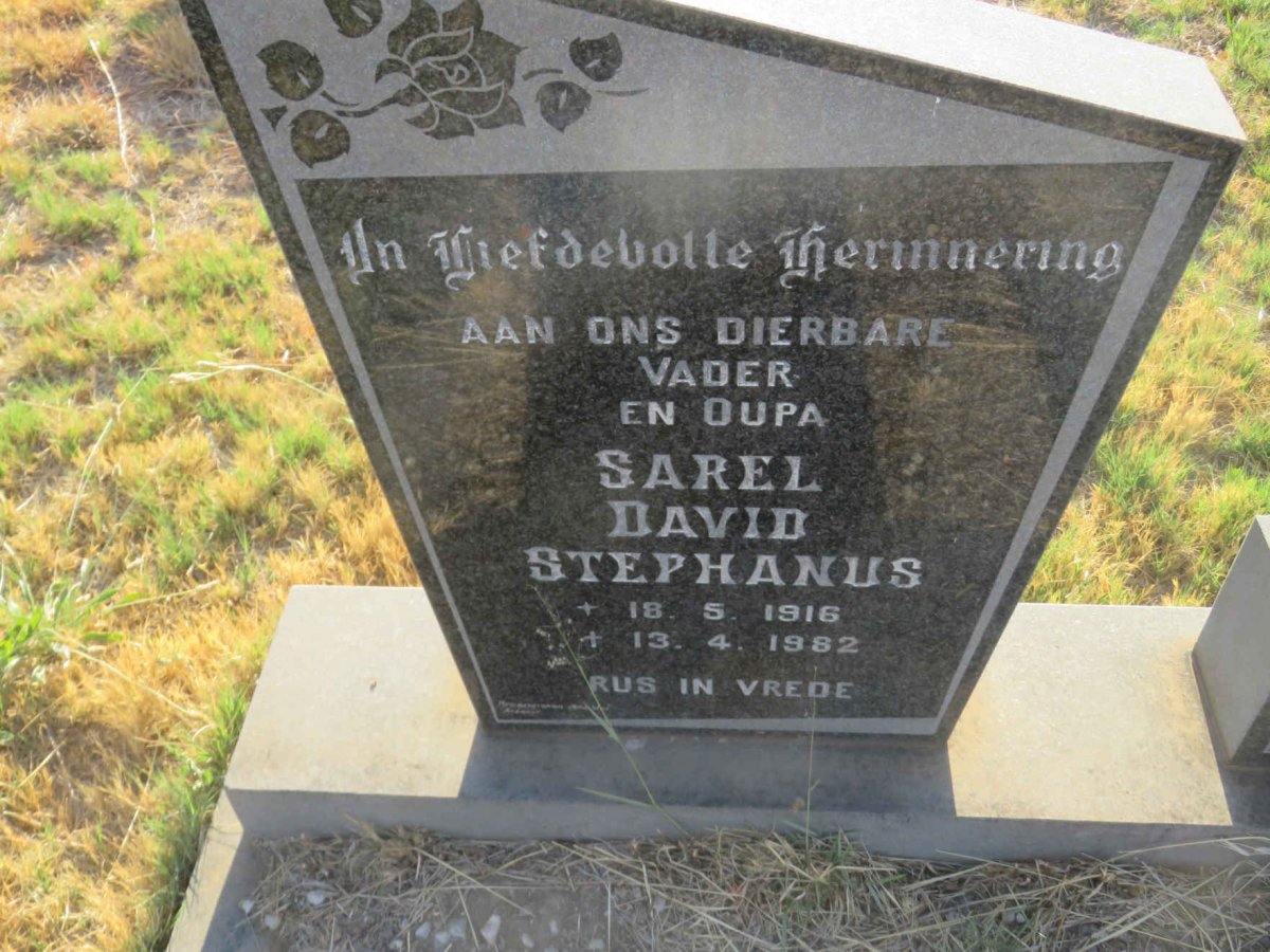 BOTES Sarel David Stephanus 1916-1982