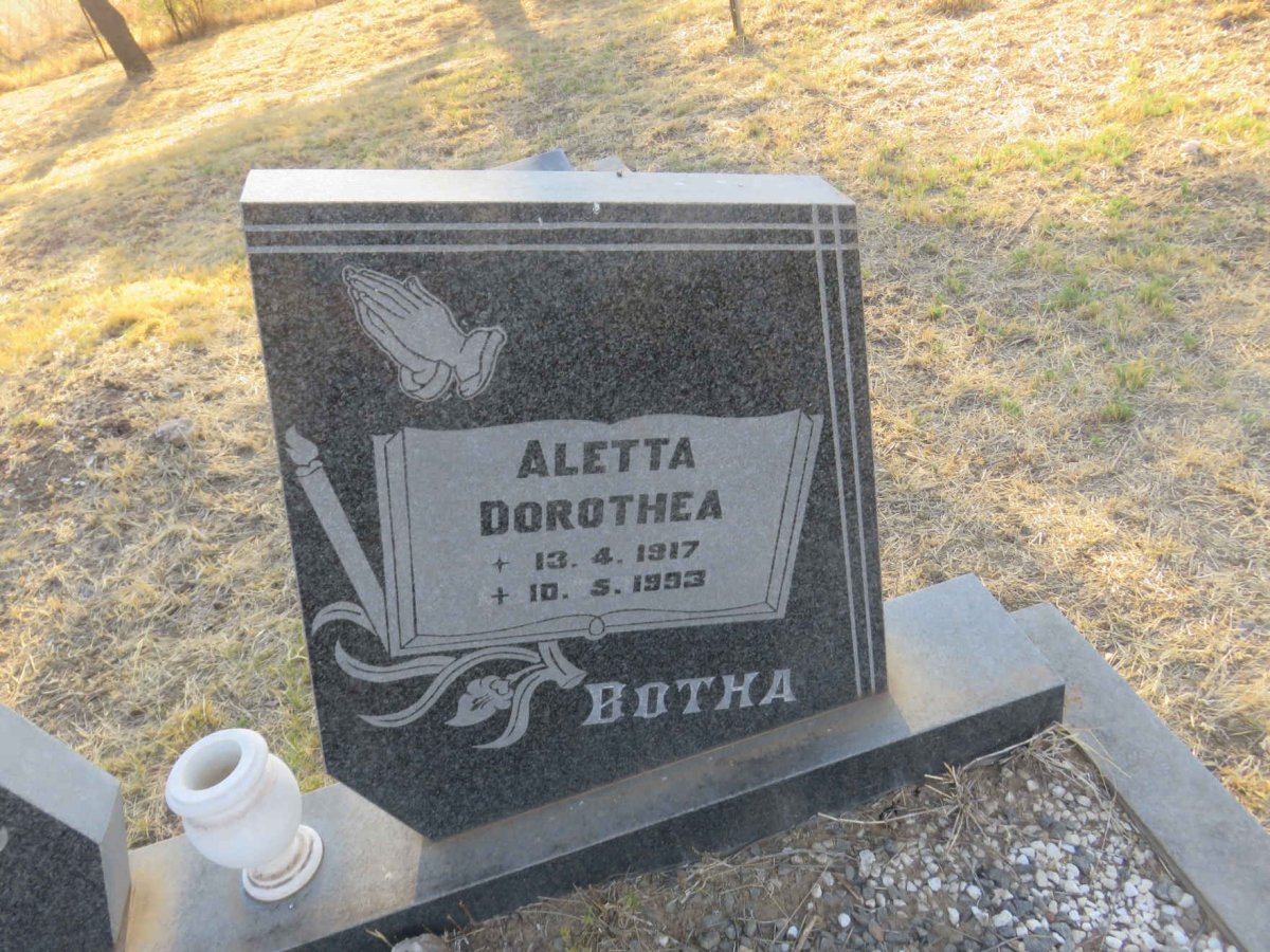 BOTHA Aletta Dorothea 1917-1993