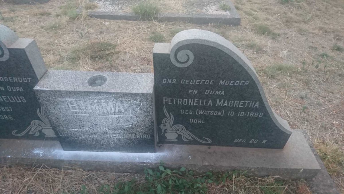 BOTHMA Petronella Magretha nee WATSON 1898-