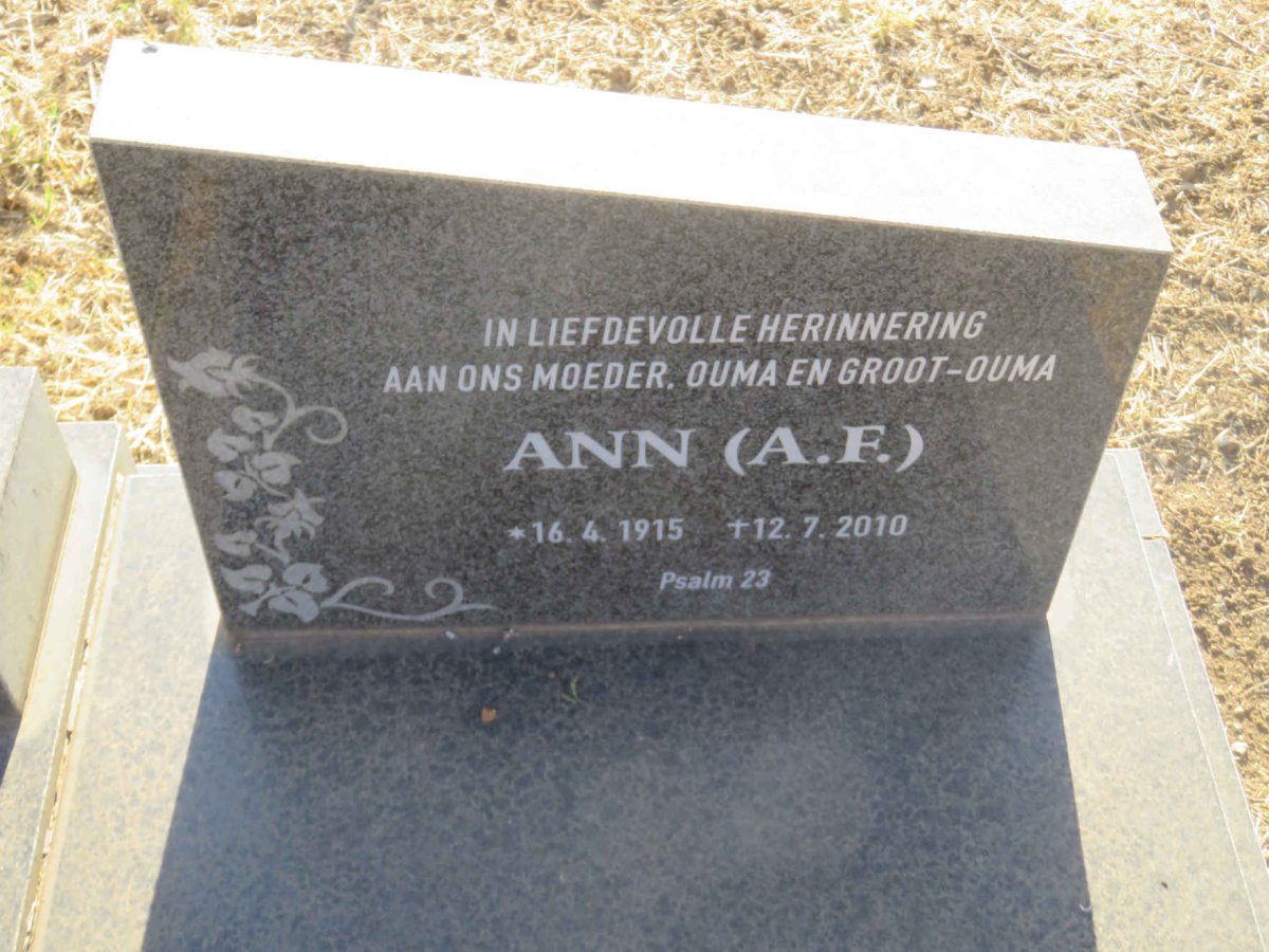 BRUIN A.F., de 1915-2010