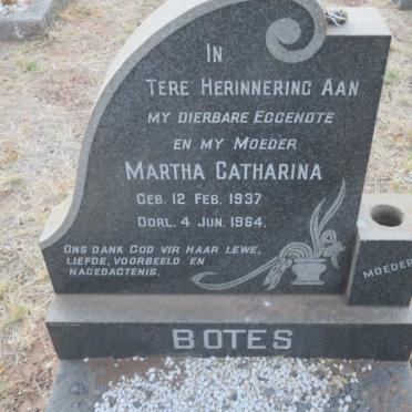 BOTES Martha Catharina 1937-1964