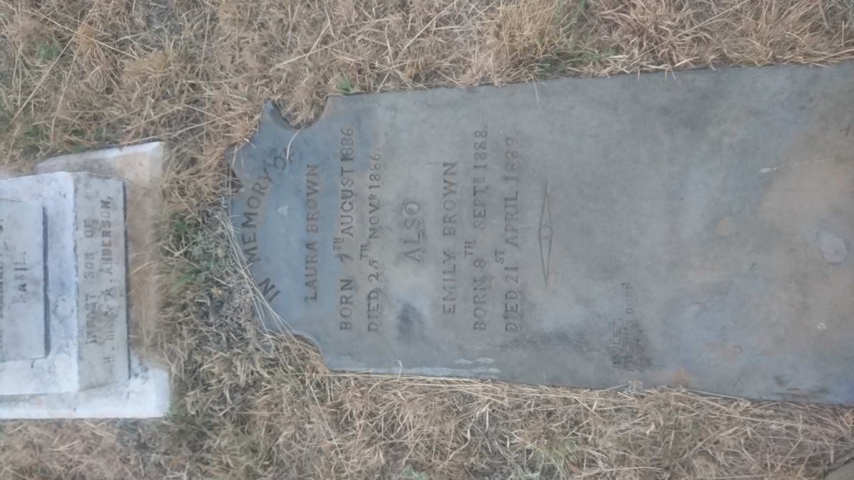 BROWN Laura 1886-1886 :: BROWN Emily 1888-1889