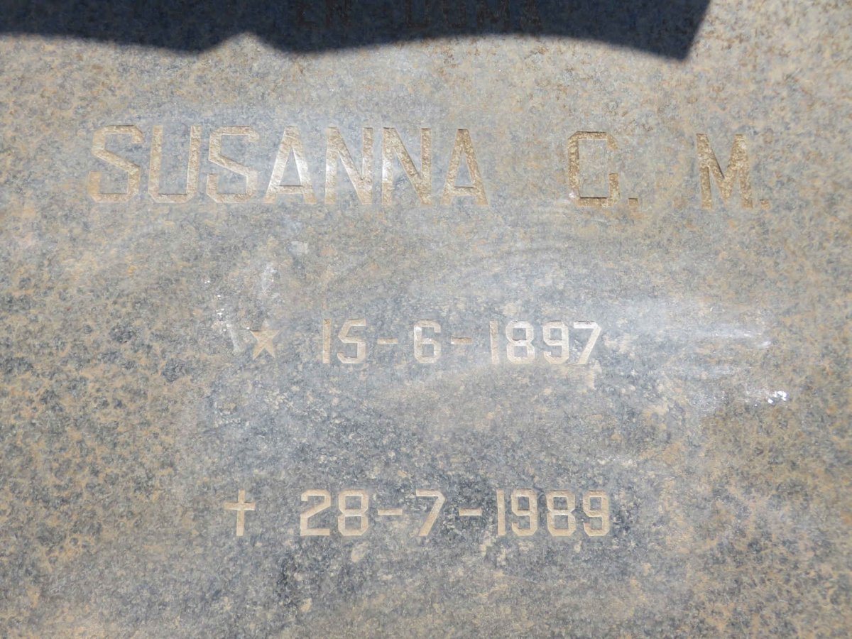 BOSMAN Susanna C.M. 1897-1989
