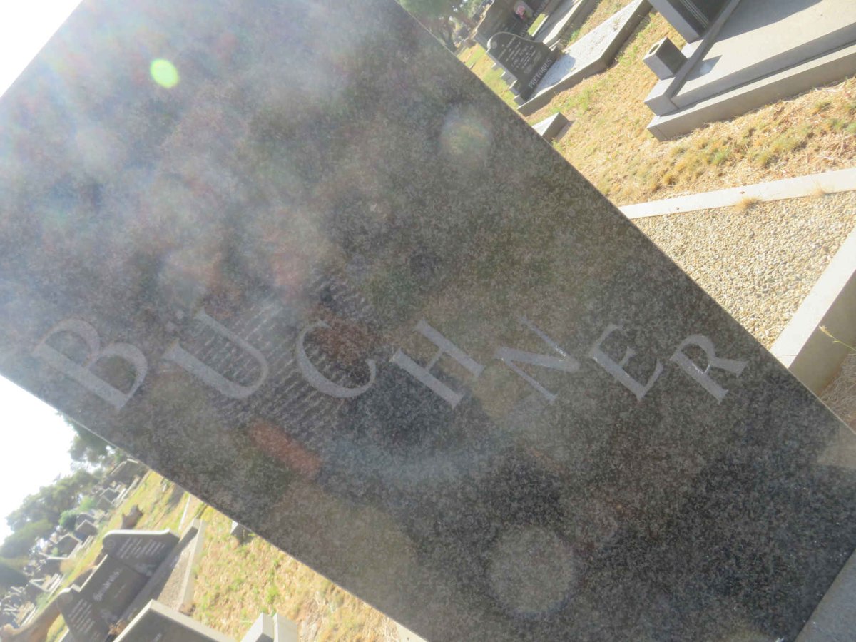 BUCHNER Christoffel Philippus 1890-1978 &amp; Susanna Cecilia 1904-1984