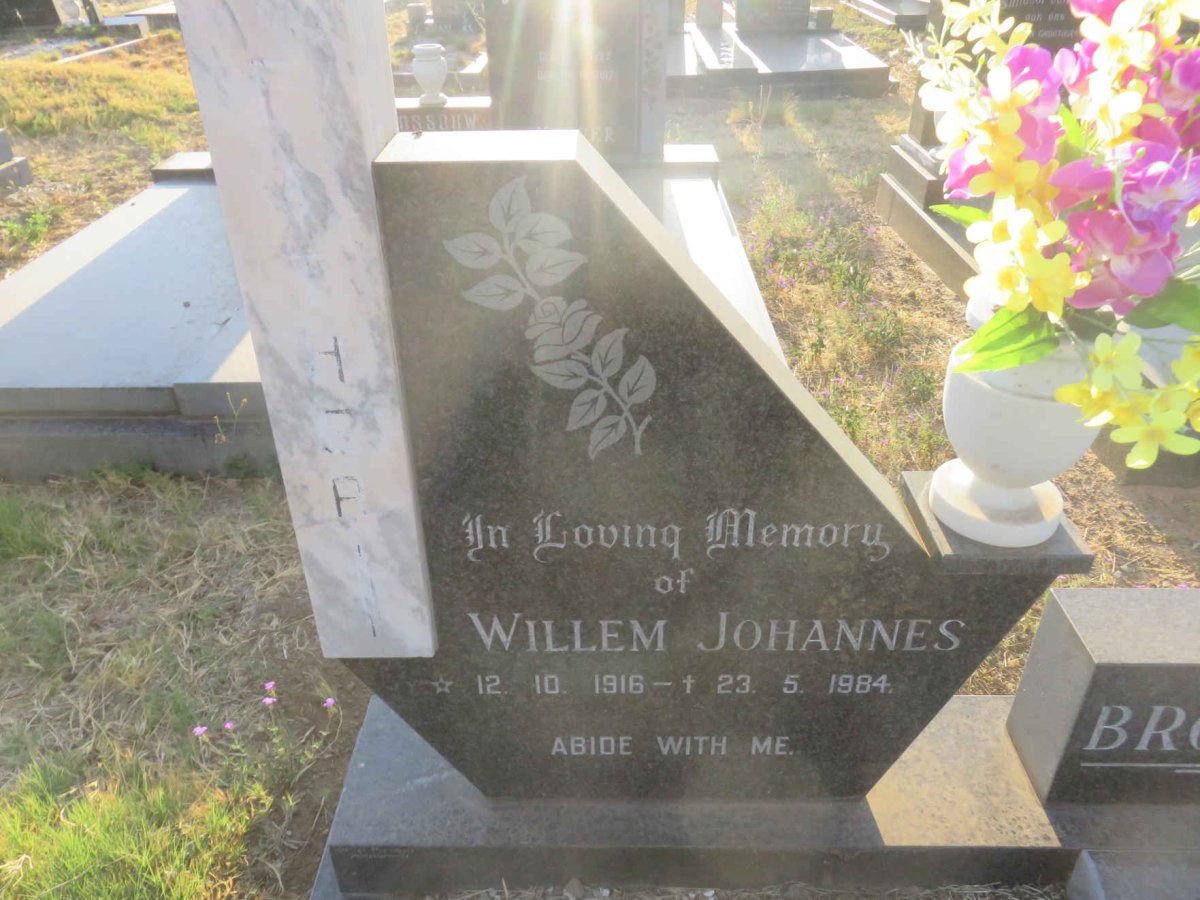 BRONKHORST Willem Johannes 1918-1984