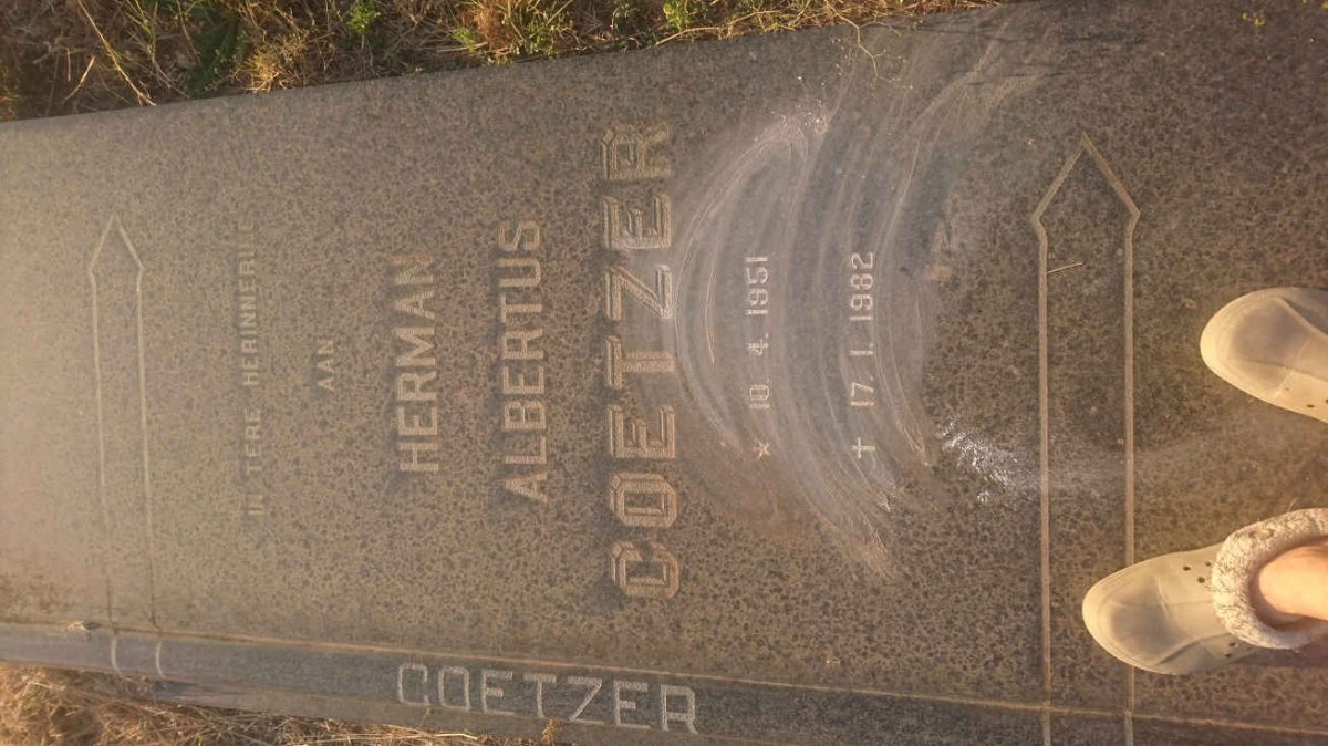 COETZER Herman Albertus 1951-1982
