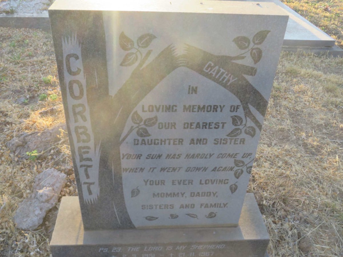 CORBETT Cathy 1951-1967