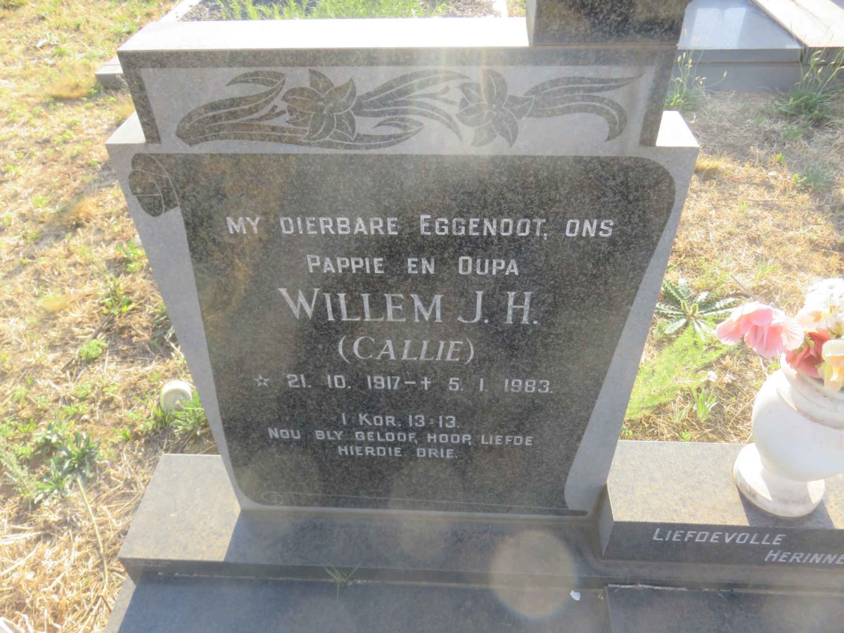 CALITZ Willem J.H. 1917-1983