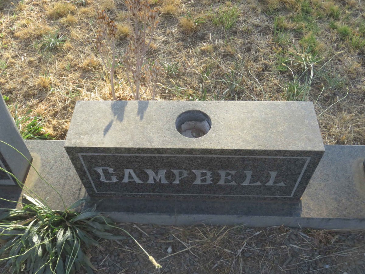 CAMPBELL Alexander Douglas 1914-1981 &amp; Maggie 1932-2018