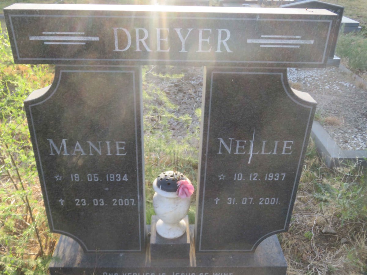 DREYER Manie 1934-2007 &amp; Nellie 1937-2001