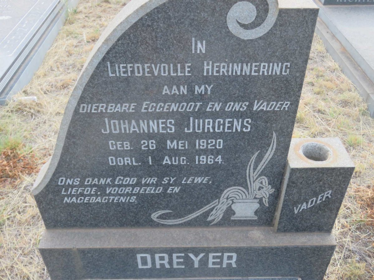 DREYER Johannes Jurgens 1920-1964