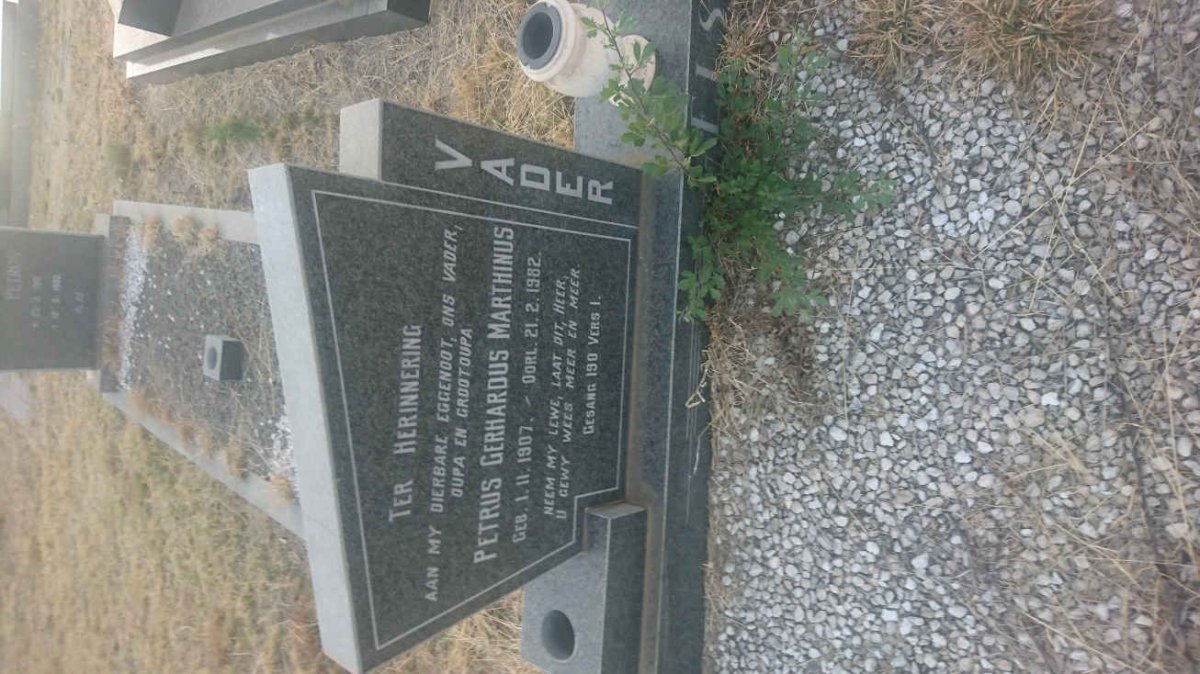 ELS Petrus Gerhardus Marthinus 1907-1982 &amp; Aletta Elizabeth VAN HEERDEN 1908-1986