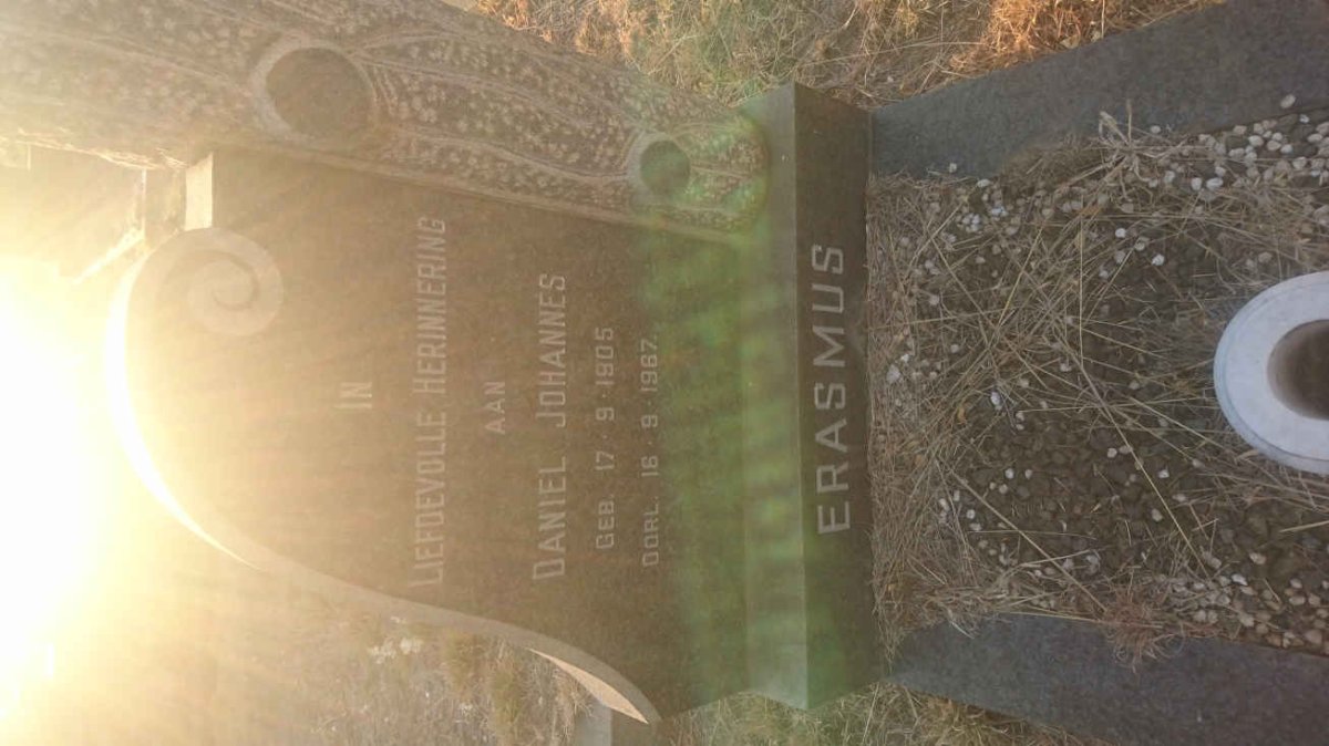 ERASMUS Daniel Johannes 1905-1967
