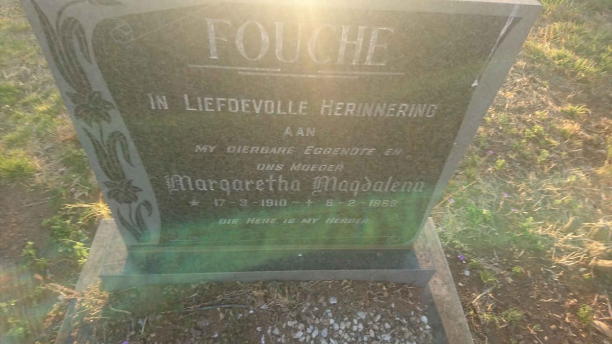 FOUCHE Margaretha Magdalena 1910-1969
