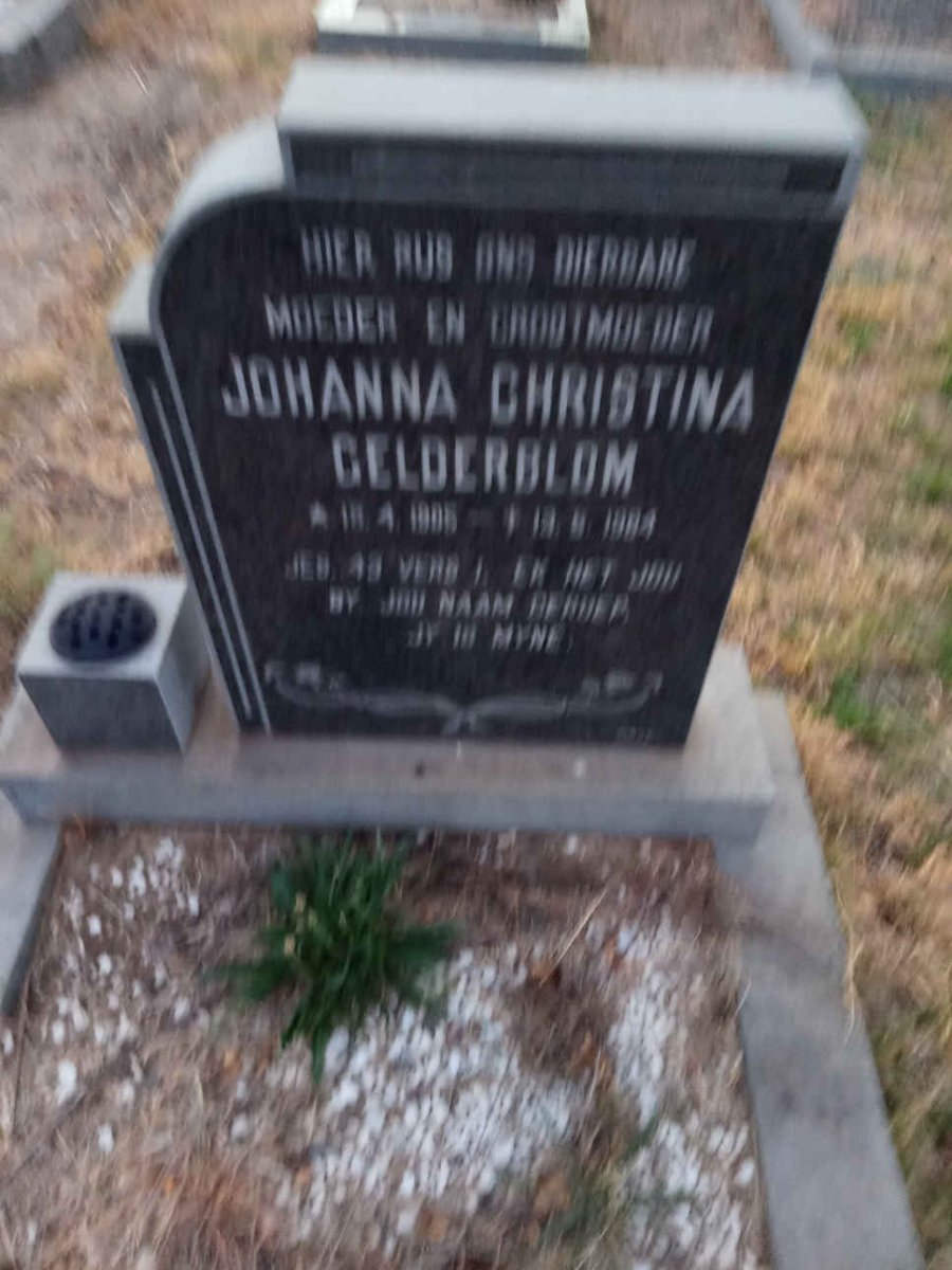 GELDERBLOM Johanna Christina 