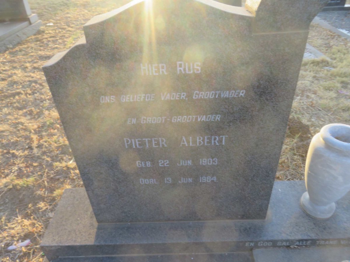 GEYER Pieter Albert 1903-1984 &amp; Magdalena Catharina 1905-1968
