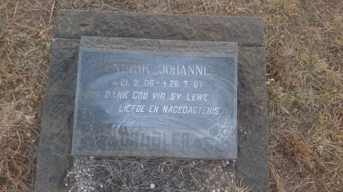 GROBLER Hendrik Johannes 1906-1967