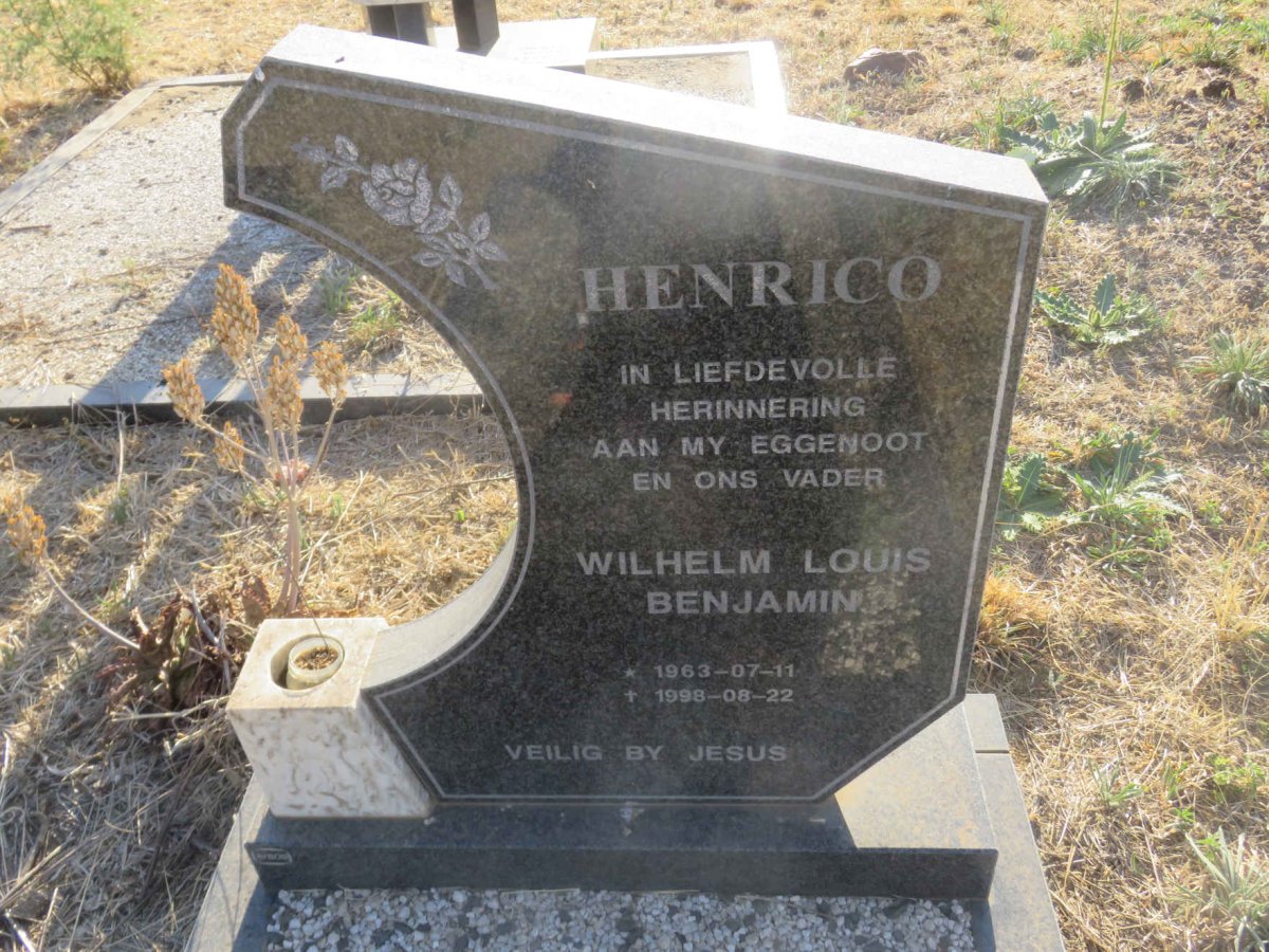 HENRICO Wilhelm Louis Benjamin 1963-1998