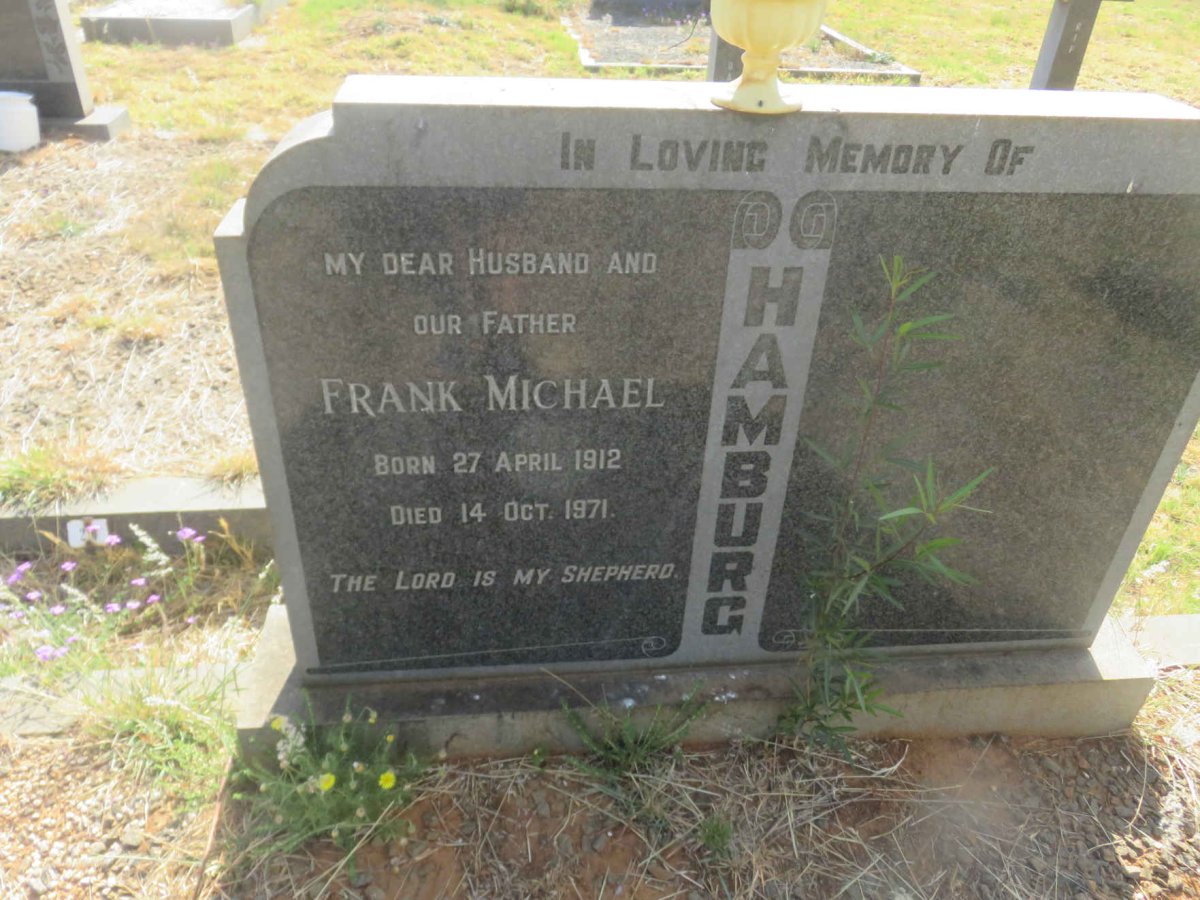 HAMBURG Frank Michael 1912-1971