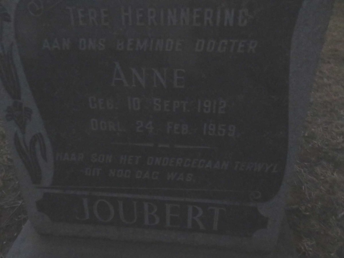 JOUBERT Anne 1912-1959