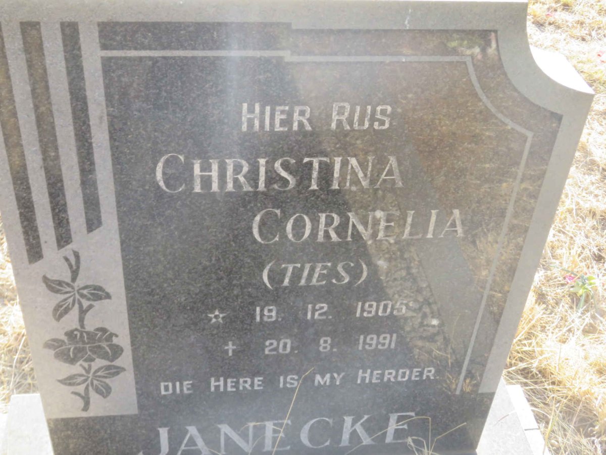 JANECKE Cornelia 1905-1991