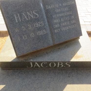 JACOBS Hans 1925-1989