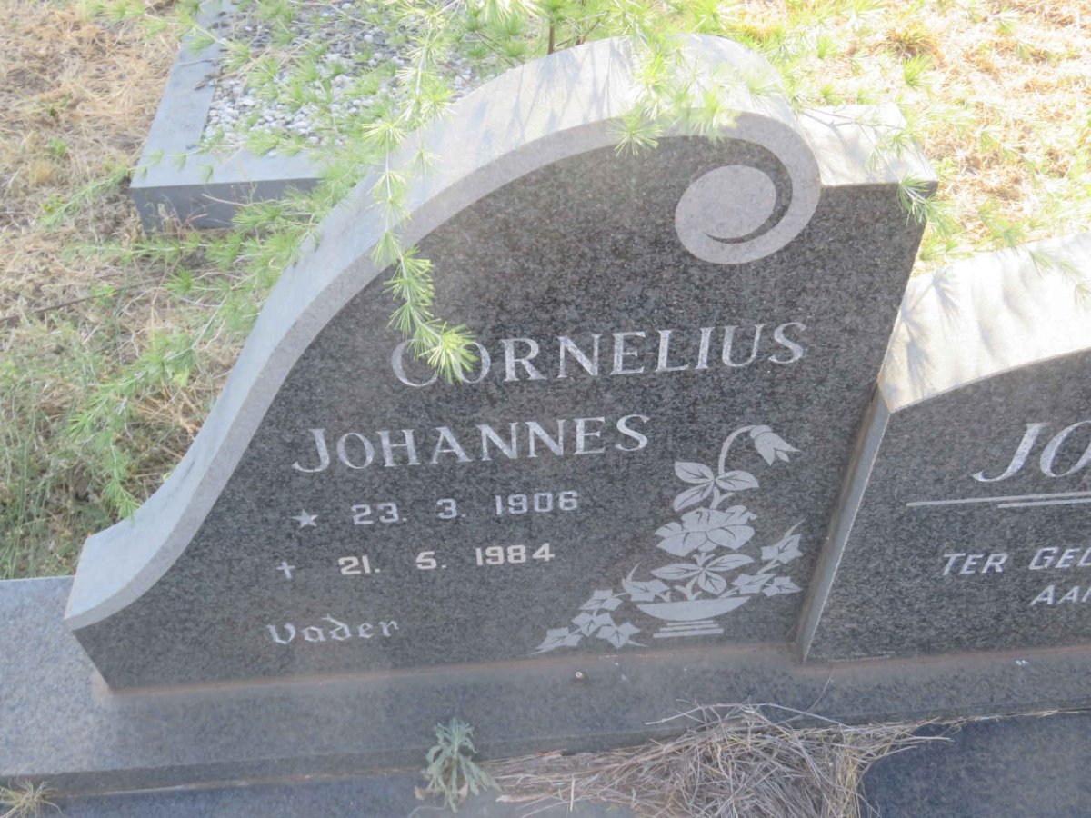 JOOSTE Cornelius Johannes 1906-1984 &amp; Dinah Dorothea 1911-1984