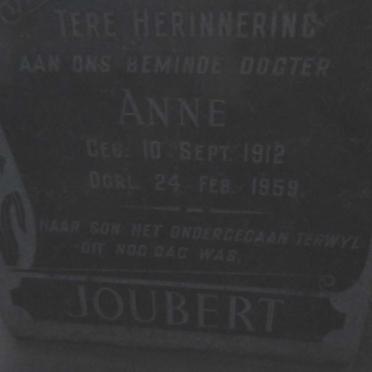 JOUBERT Anne 1912-1959