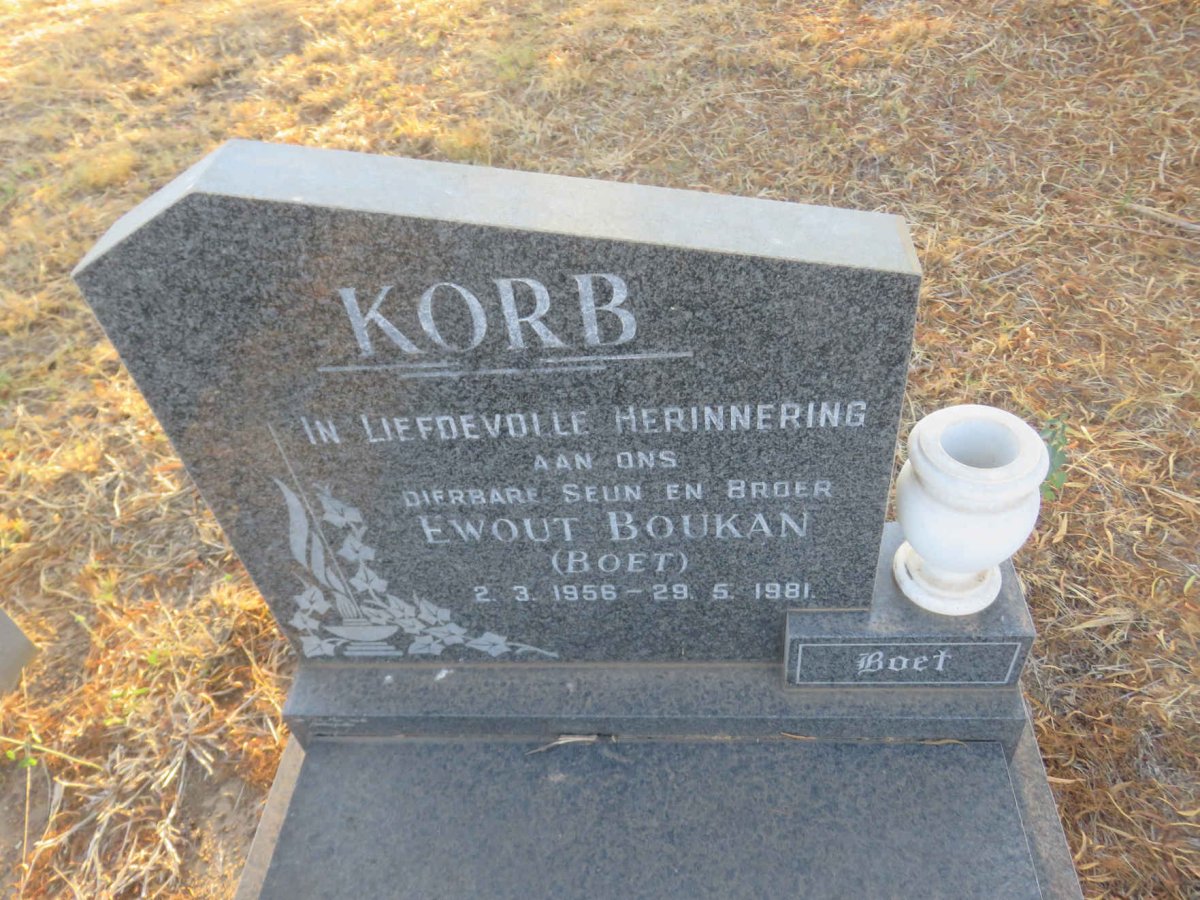 KORB Ewout Boukan 1956-1981