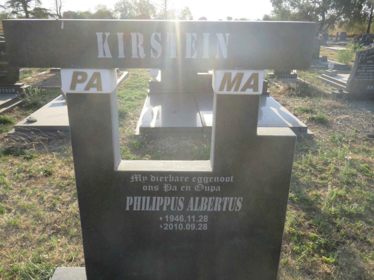 KIRSTEIN Philippus Albertus 1946-2010