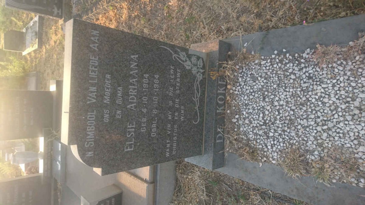 KOKER Theodorus Hermanus, de 1899-1967 &amp; Elsie Adriaana 1904-1984