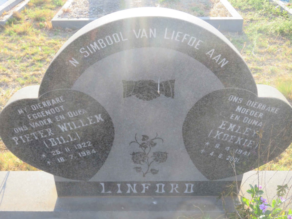 LINFORD Pieter Willem 1922-1984 &amp; Emley 1941-2001