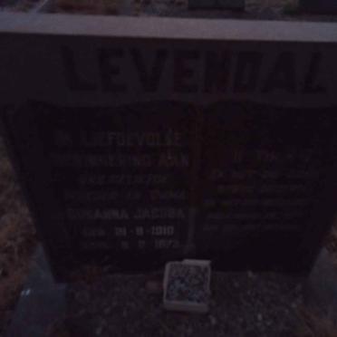 LEVENDAL Susanna Jacoba 1910-1973