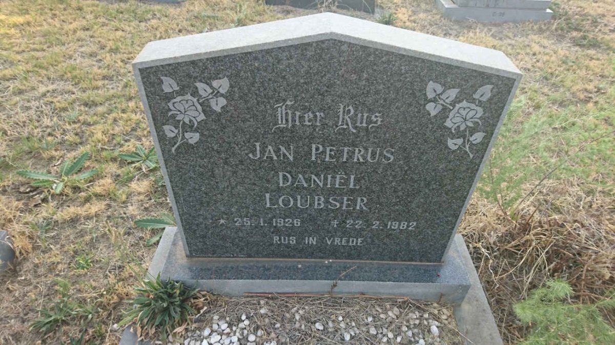 LOUBSER Jan Petrus Daniël 1926-1982