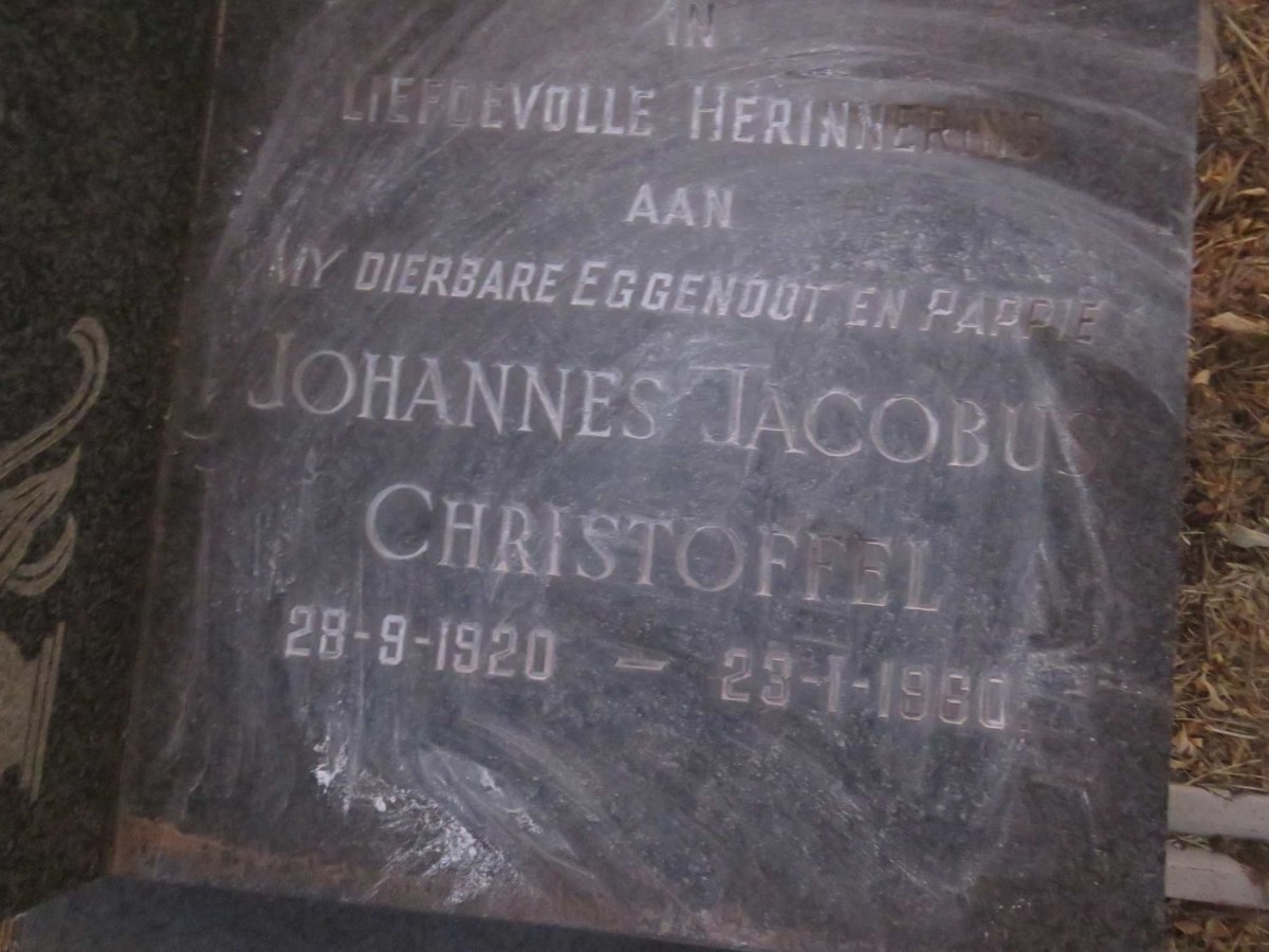 LOMBARD Johannes Jacobus Christoffel 1920-1960