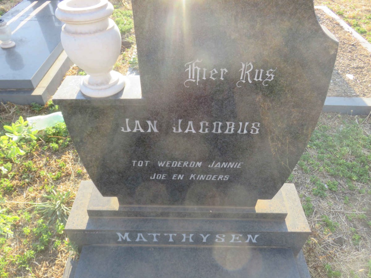 MATTHYSEN Jan Jacobus