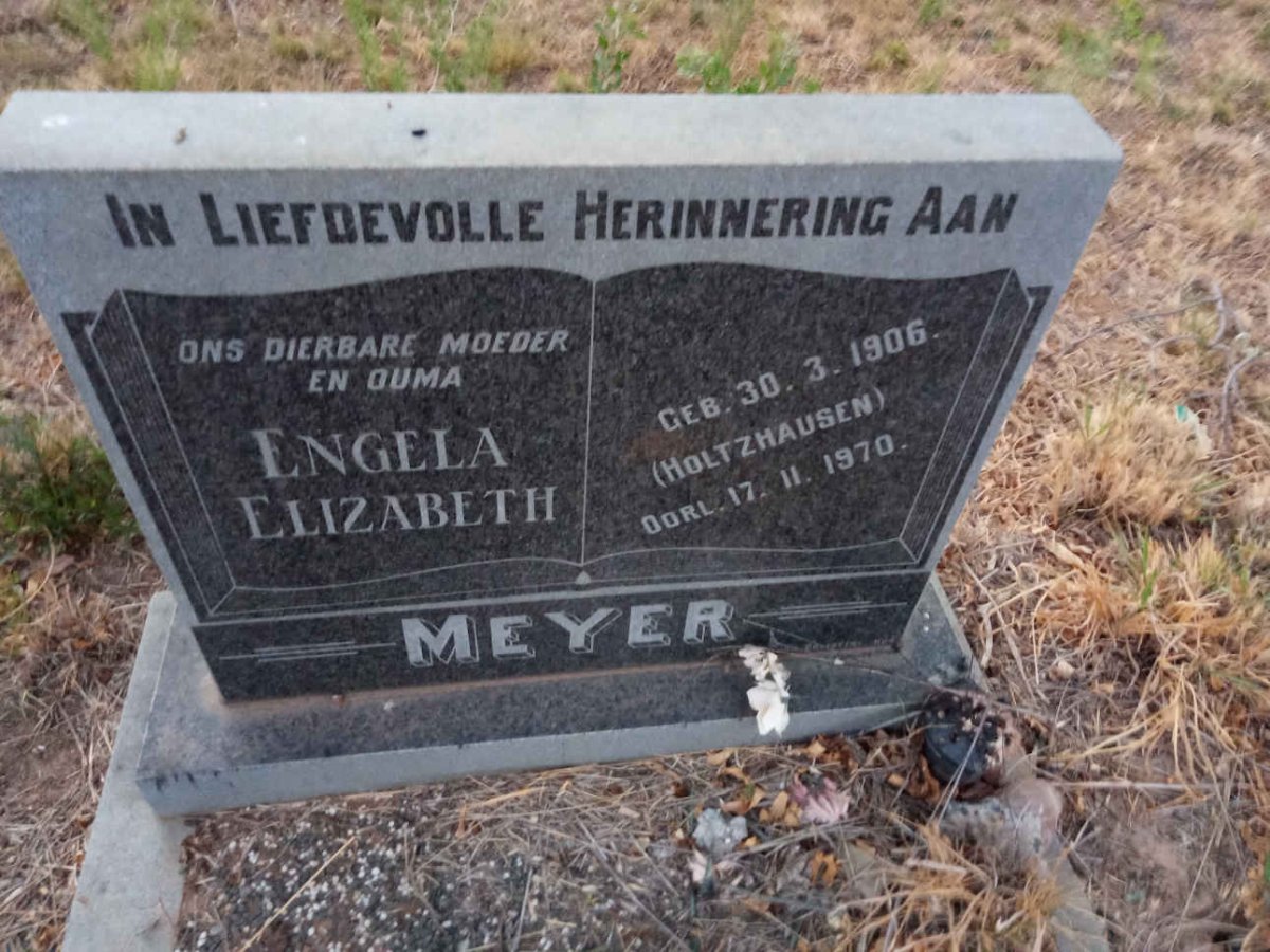 MEYER Engela Elizabeth nee HOLTZHAUSEN 1906-1970