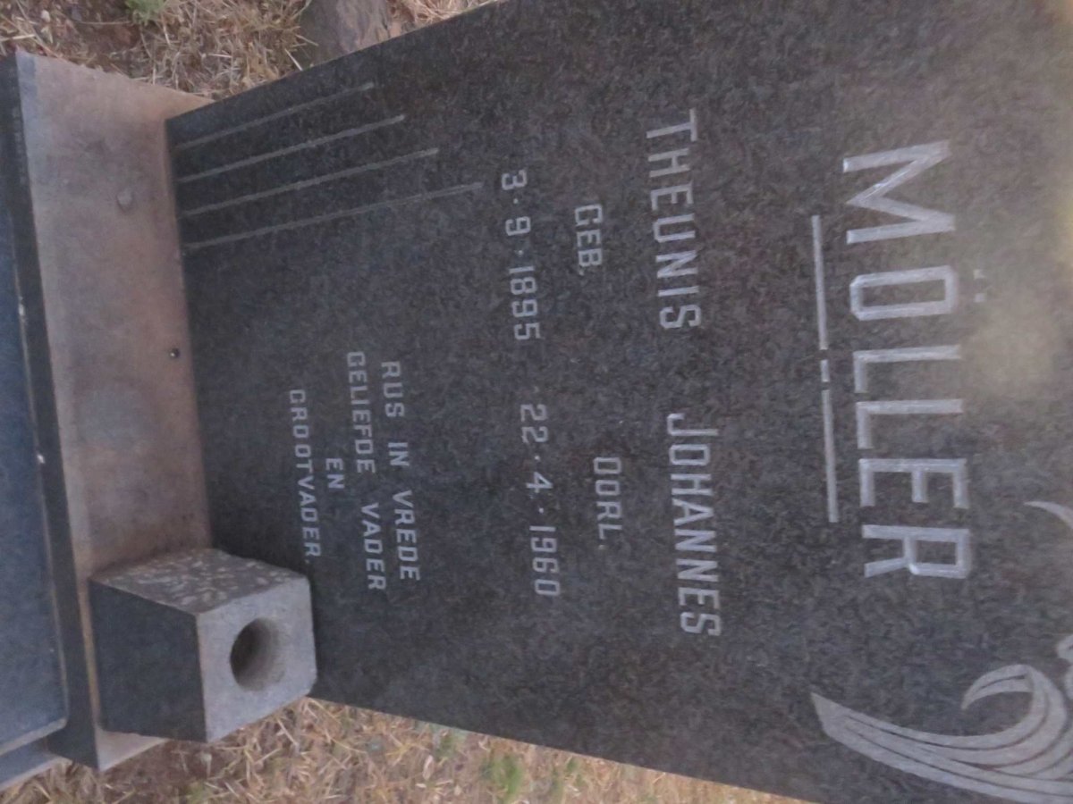 MÖLLER Theunis Johannes 1895-1960