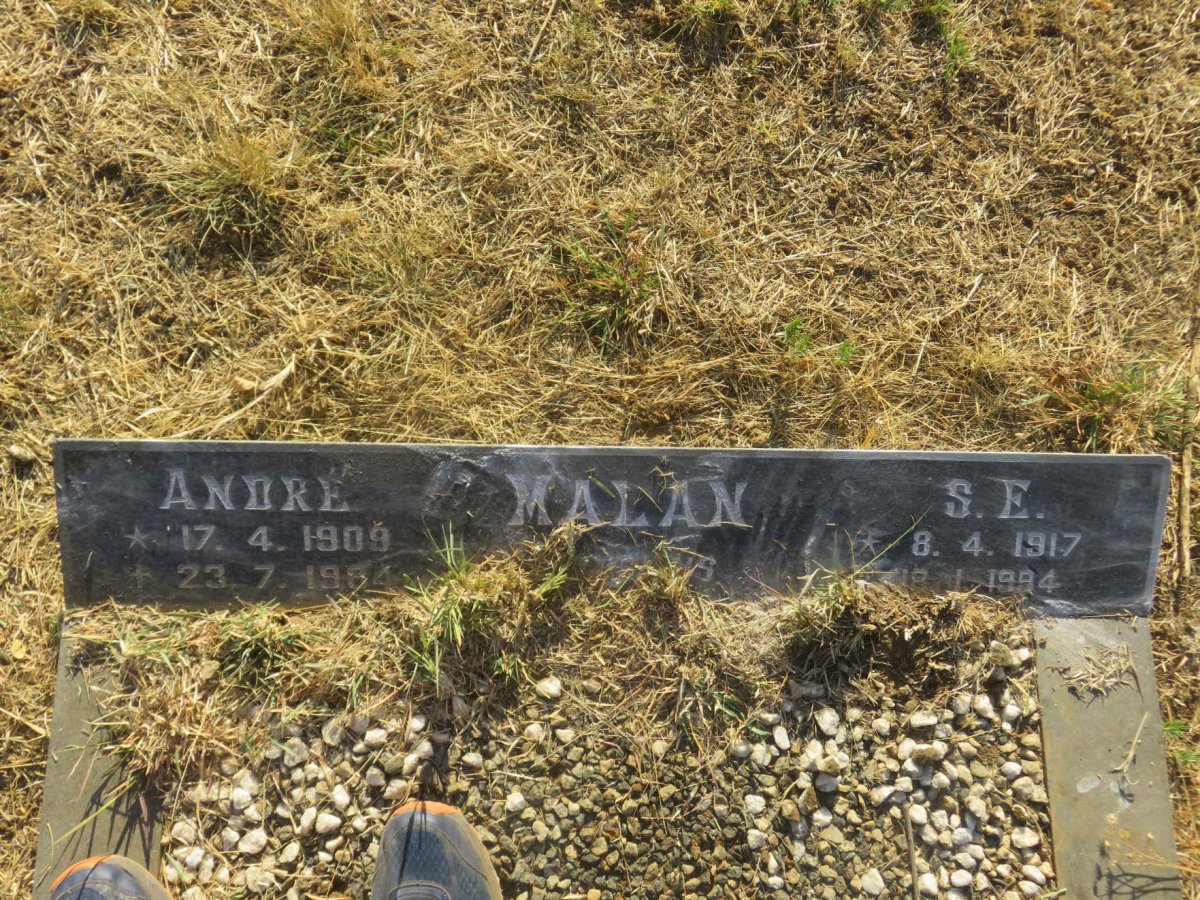 MALAN André 1909-1984 &amp; S.E. 1917-1994